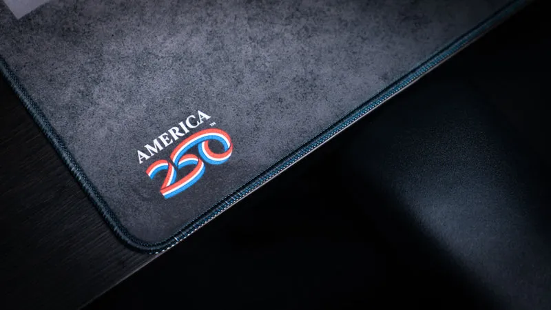 "Freedom Stone Grey" — America 250 Deskmat
