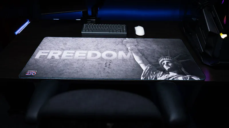 "Freedom Stone Grey" — America 250 Deskmat