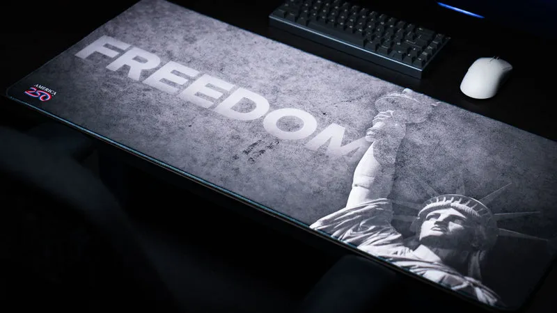 "Freedom Stone Grey" — America 250 Deskmat
