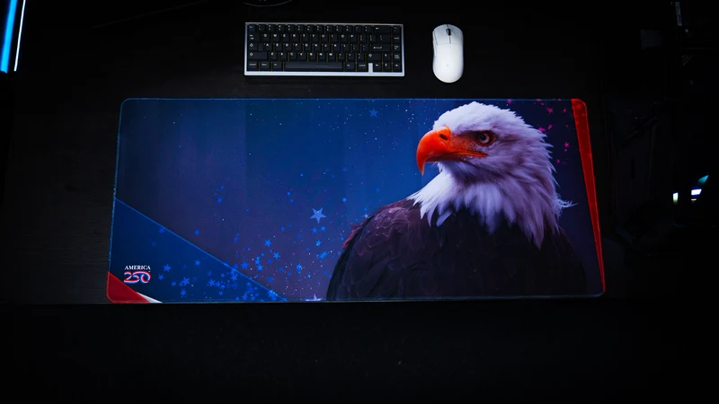 "Bald Eagle Blue" — America 250 Deskmat