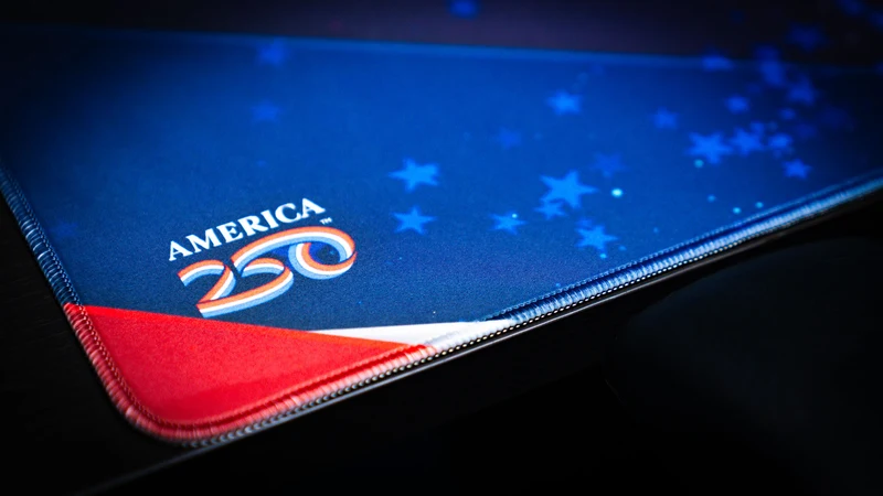 "Bald Eagle Blue" — America 250 Deskmat