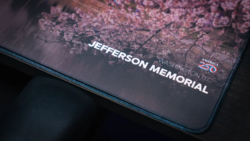 "Jefferson Memorial" — America 250 Deskmat