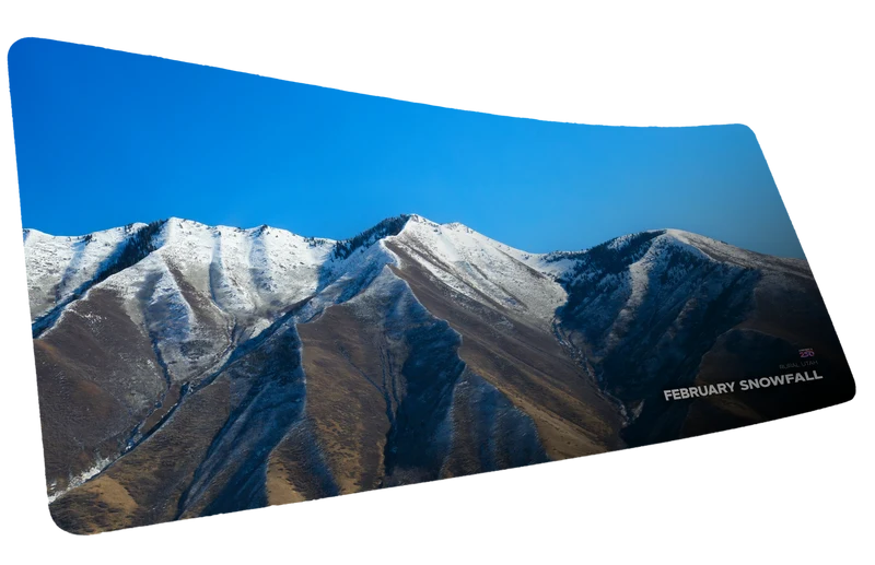 "February Snowfall" — America 250 Deskmat