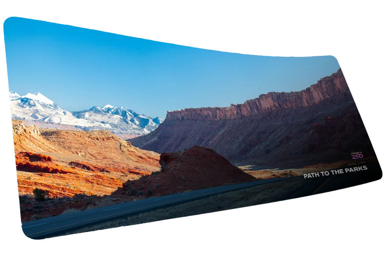 "Path to the Parks" — America 250 Deskmat