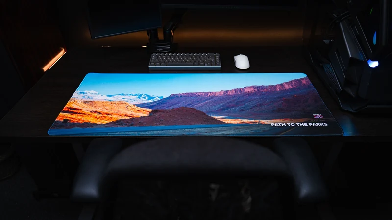 "Path to the Parks" — America 250 Deskmat