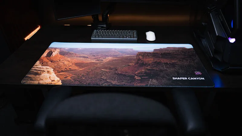 "Shafer Canyon" — America 250 Deskmat