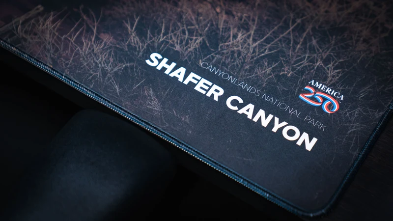 "Shafer Canyon" — America 250 Deskmat