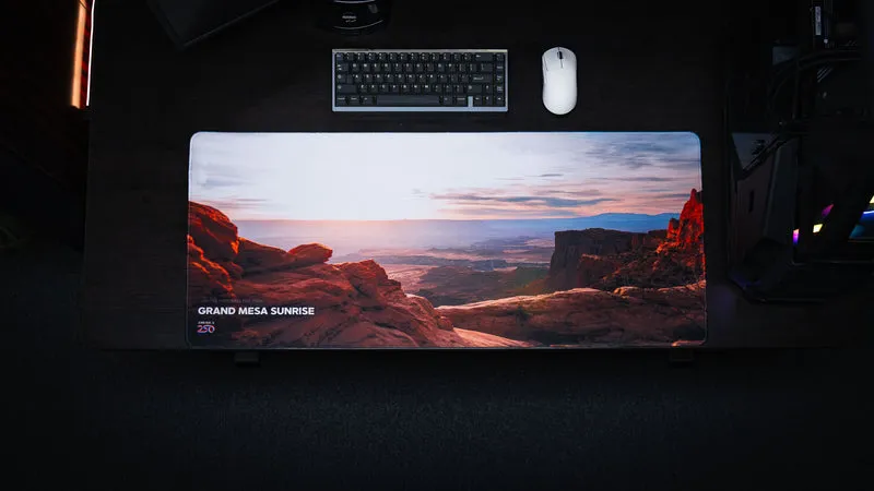 "Grand Mesa Sunrise" — America 250 Deskmat