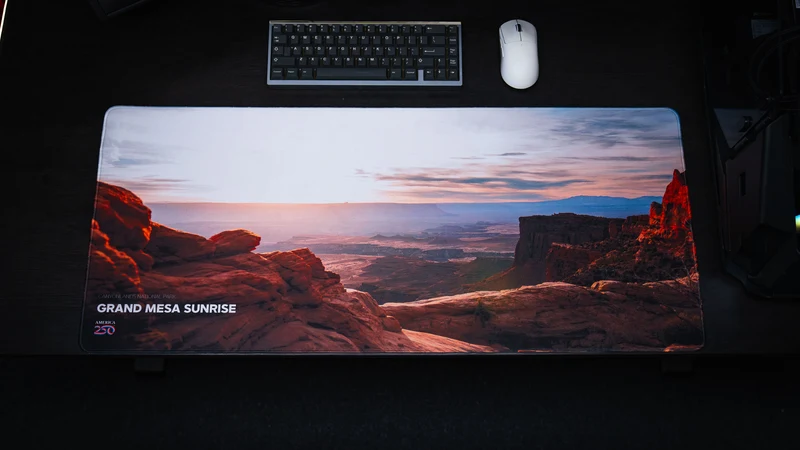"Grand Mesa Sunrise" — America 250 Deskmat