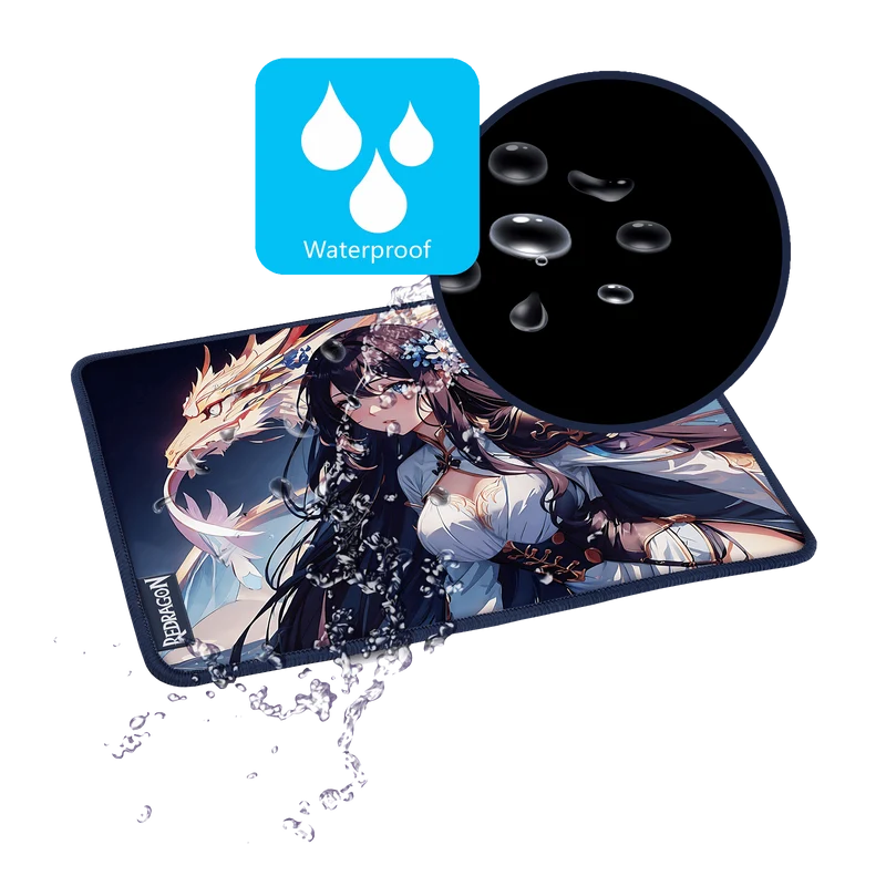 P046 Anime Blue Gaming Mouse Pad/Desk Mat
