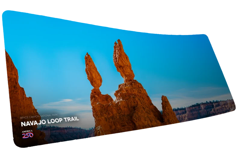 "Navajo Loop Trail" — America 250 Deskmat