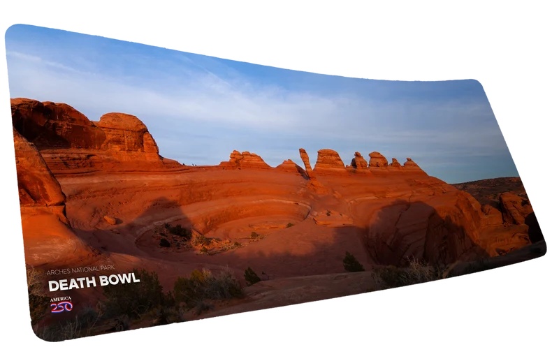 "Death Bowl" — America 250 Deskmat