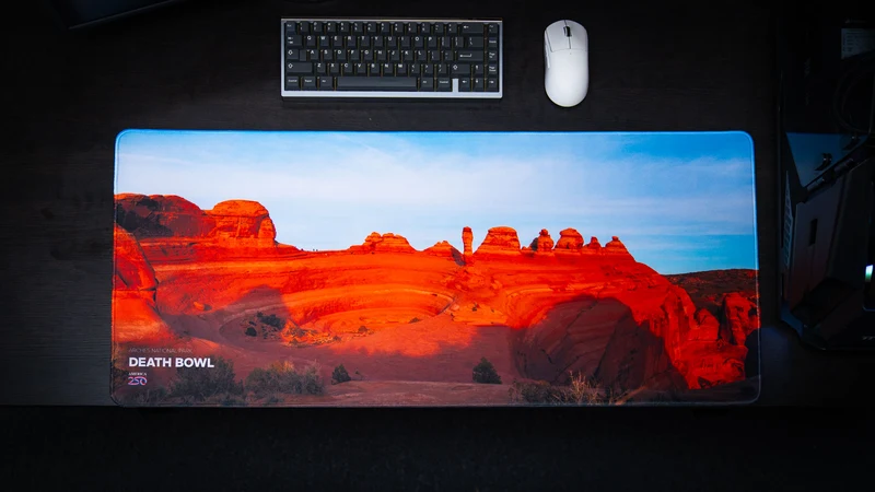 "Death Bowl" — America 250 Deskmat