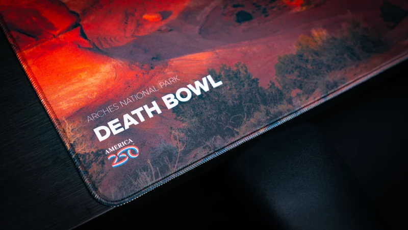 "Death Bowl" — America 250 Deskmat