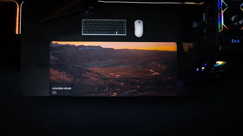 "Golden Hour from Delicate Arch" — America 250 Deskmat