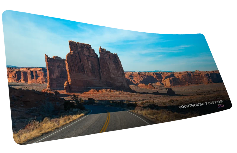 "Courthouse Towers" — America 250 Deskmat