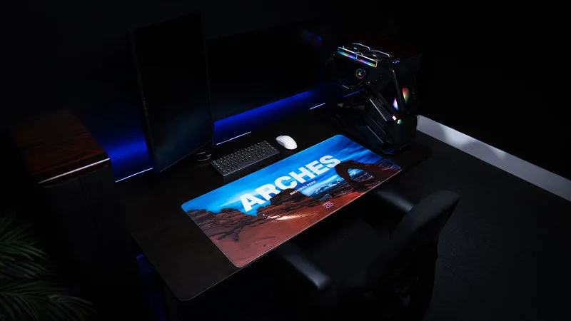 "Arches Night" — America 250 Deskmat