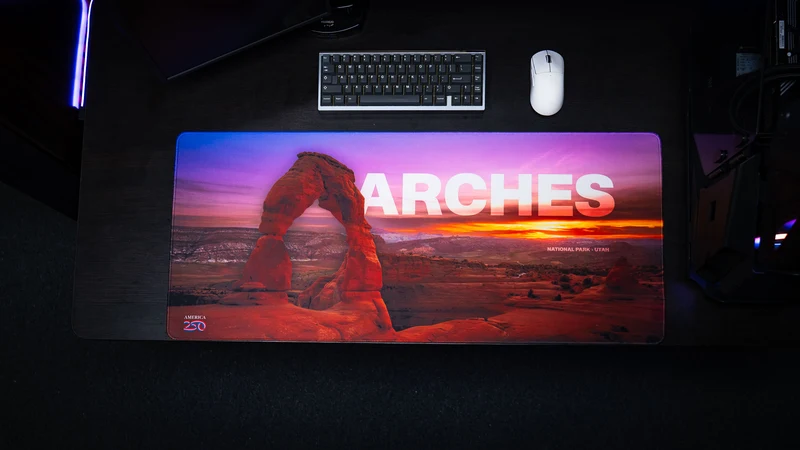 "Arches National Park" — America 250 Deskmat