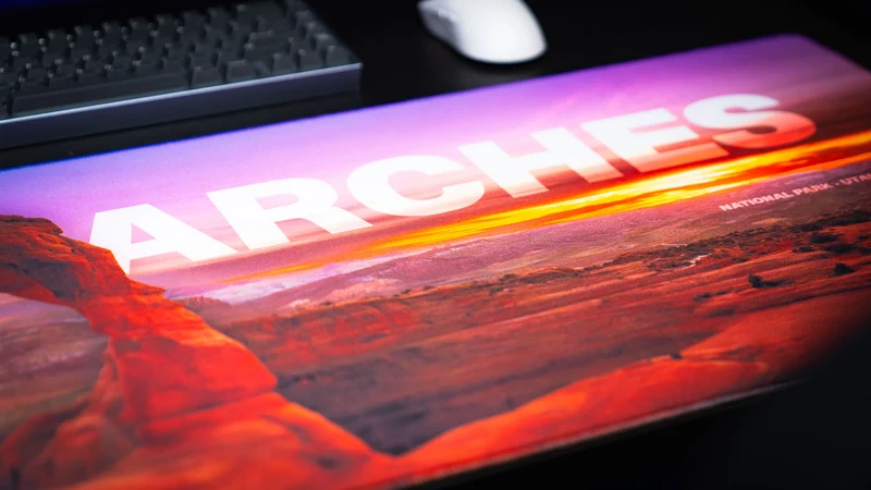 "Arches National Park" — America 250 Deskmat