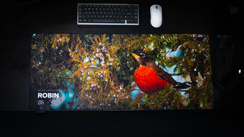 "American Robin America 250 Animal Collection" — Animals Deskmat