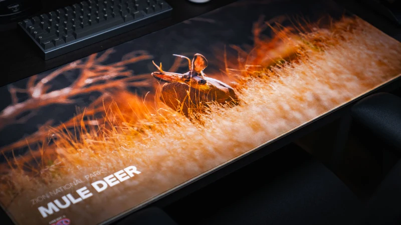 "Mule Deer America 250 Animal Collection" — Animals Deskmat
