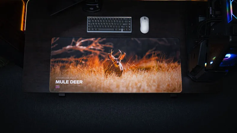 "Mule Deer America 250 Animal Collection" — Animals Deskmat