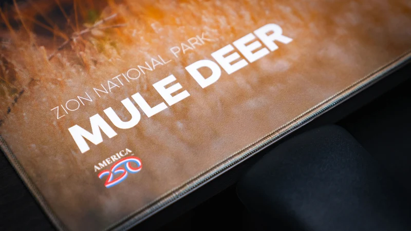 "Mule Deer America 250 Animal Collection" — Animals Deskmat