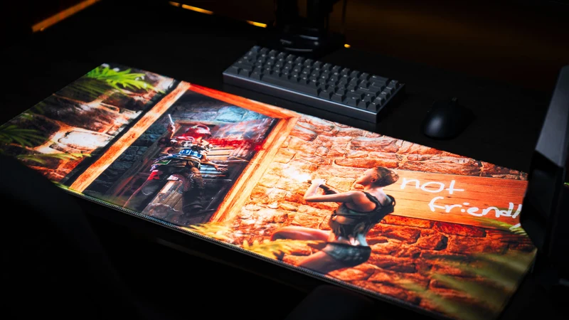 "The Doorcamper / Angle 3" — Rackpog Deskmat