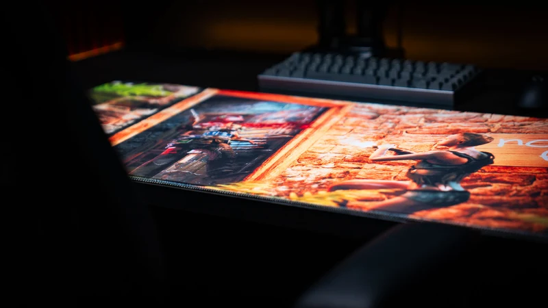 "The Doorcamper / Angle 3" — Rackpog Deskmat