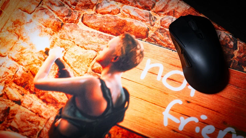 "The Doorcamper / Angle 3" — Rackpog Deskmat