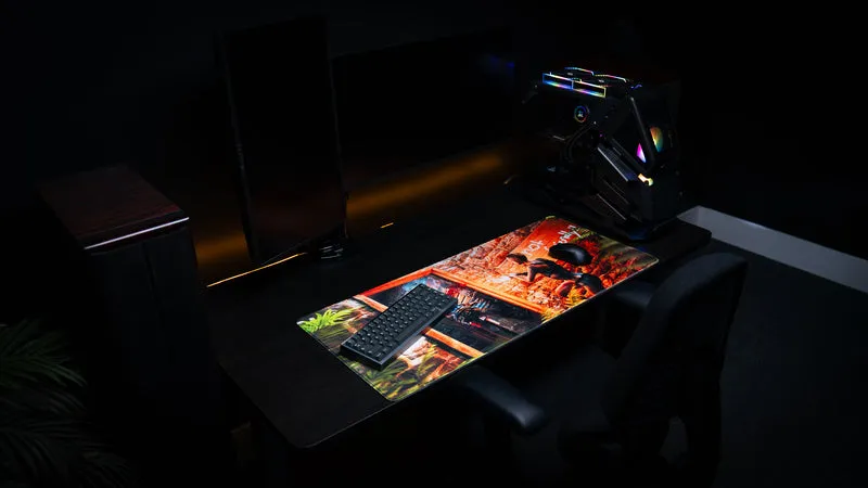 "The Doorcamper / Angle 3" — Rackpog Deskmat
