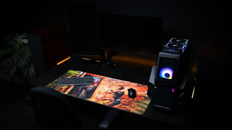 "The Doorcamper / Angle 3" — Rackpog Deskmat
