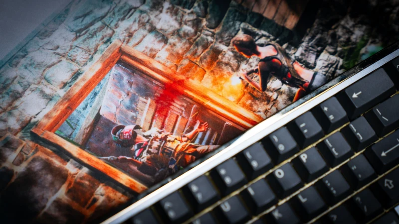 "The Doorcamper / Angle 1" — Rackpog Deskmat