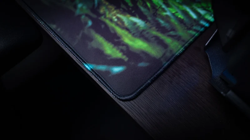 "The Doorcamper / Angle 1" — Rackpog Deskmat