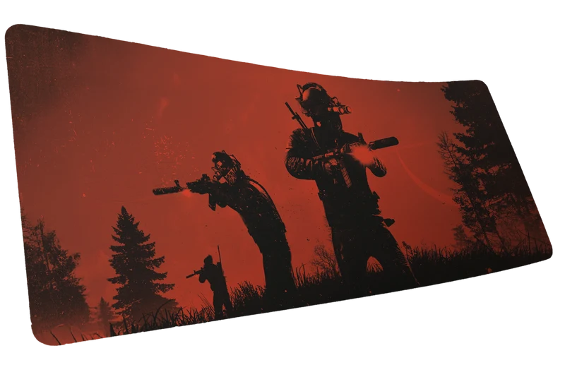"Night Patrol" — Rust Deskmat