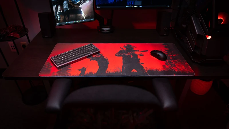 "Night Patrol" — Rust Deskmat