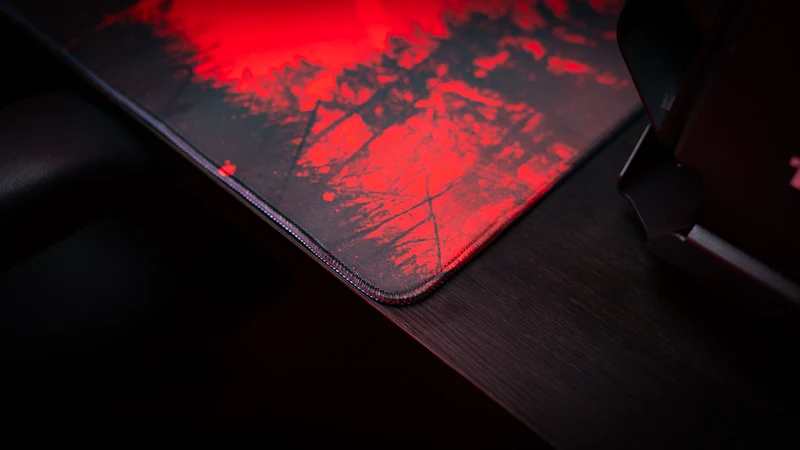 "Night Patrol" — Rust Deskmat