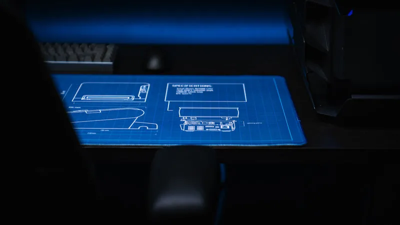 "Receipt Printer Schematics" — Bringus Studios Deskmat