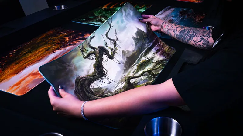 "Forsaken Swamp" — Fallen Lands Playmat by Carlos Balarezo