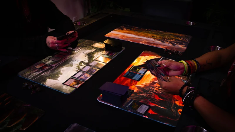 "Forsaken Swamp" — Fallen Lands Playmat by Carlos Balarezo