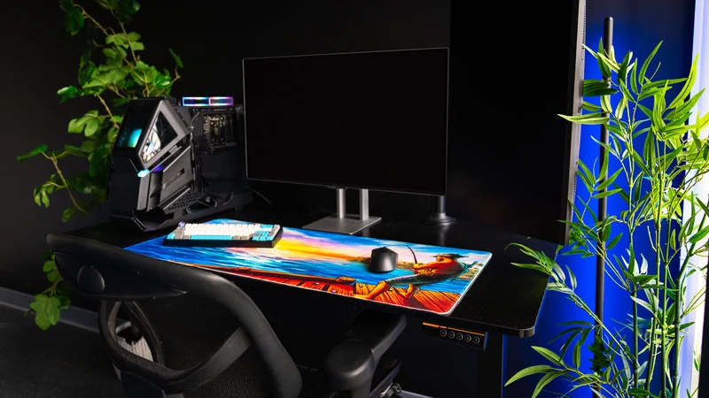 "How do you fish?" — Posty Deskmat