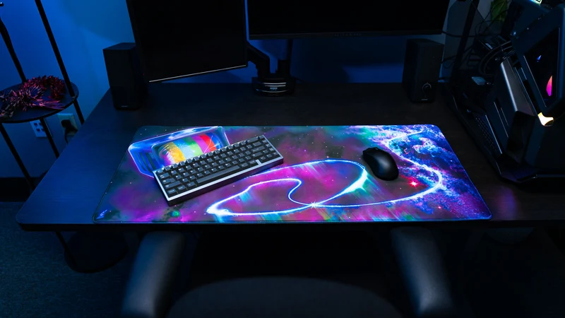 "Cosmic TV" — ApolloTV Deskmat