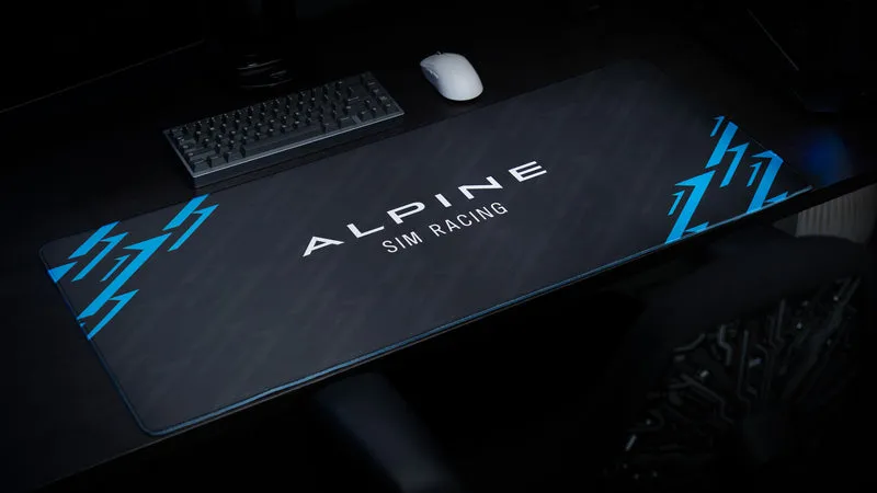 "Centerpiece" — Alpine Sim Racing Deskmat