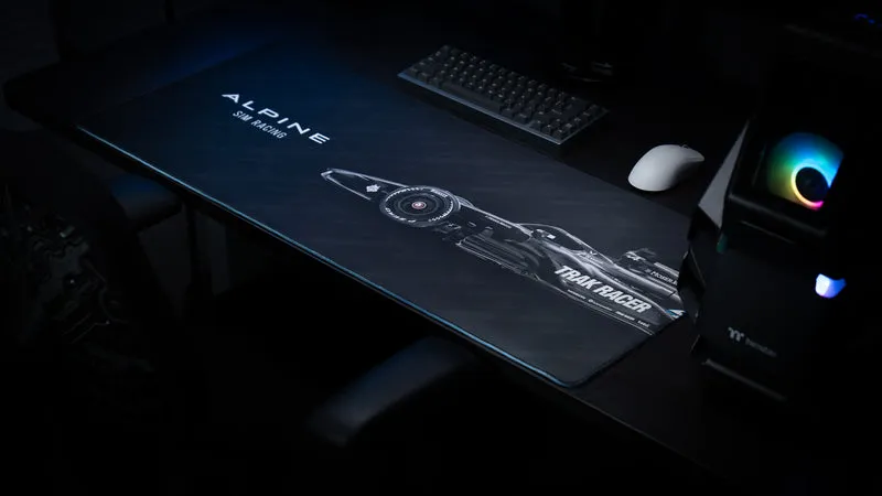 "A526" — Alpine Sim Racing Deskmat