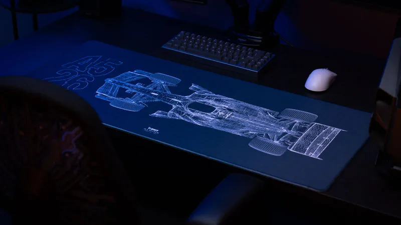 "Blueprint V1" — BWT Alpine F1 Deskmat