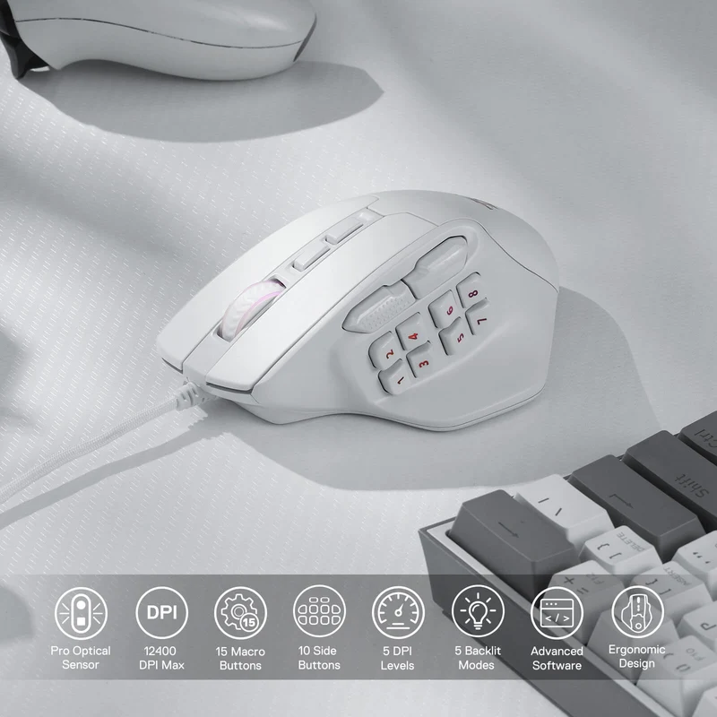 (Open-box) AATROX M811 MMO Gaming Mouse