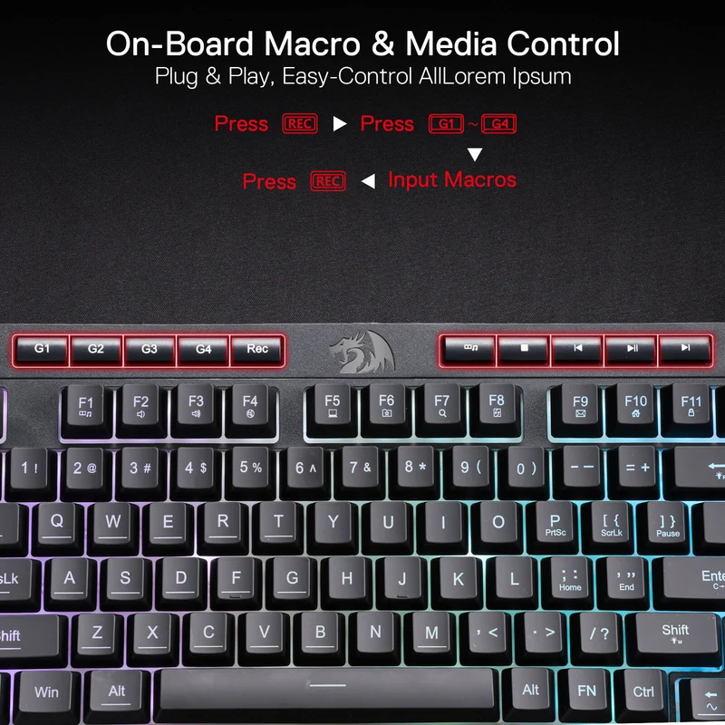 SHIVA K515 Membrane Gaming Keyboard