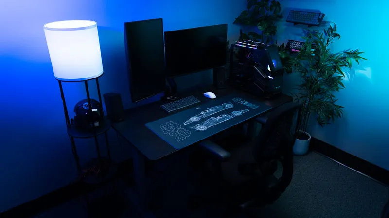 "Blueprint V2" — BWT Alpine F1 Deskmat