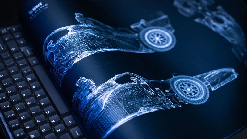 "Blueprint V2" — BWT Alpine F1 Deskmat