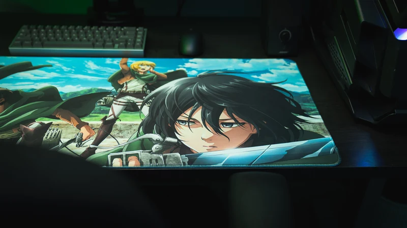 "Scouts Advance" — Attack on Titan Deskmat